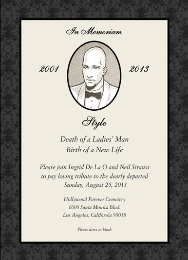 Neil Strauss Bachelor Party Invitation